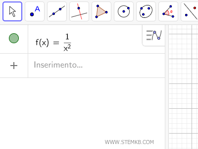 una funzione su Geogebra