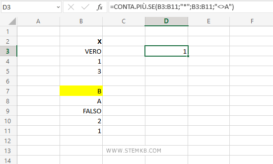 il risultato è 1