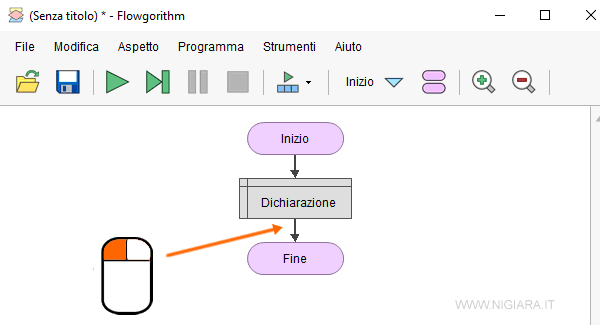 aggiungi un nuovo blocco